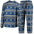 Navy Long Sleeve T-Shirt and Pants Sleep Set I496978