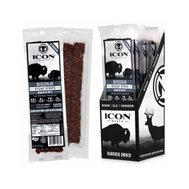 2 oz Savory Bison Strip Case of 8 U56520