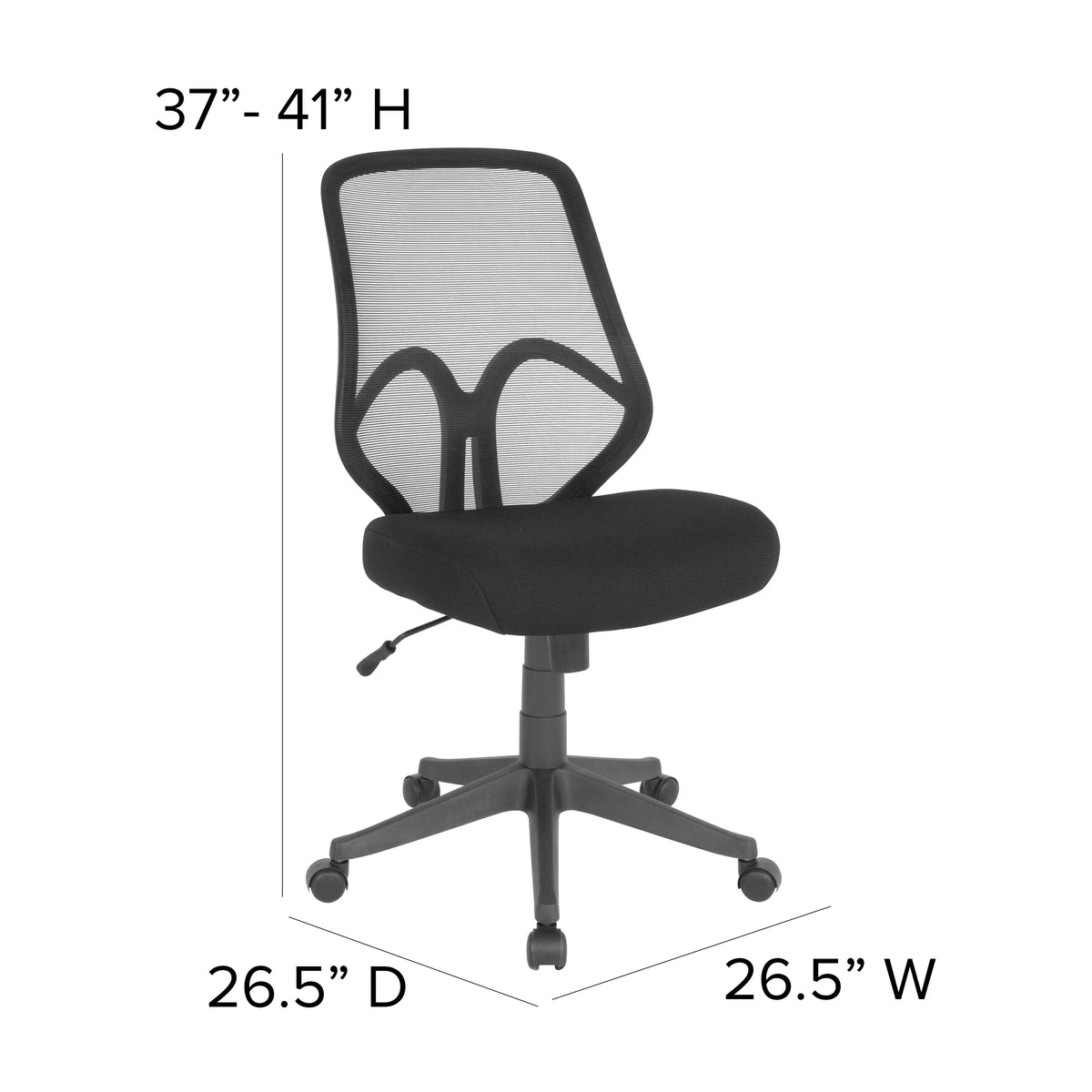 High Back Black Mesh Office Chair L84772