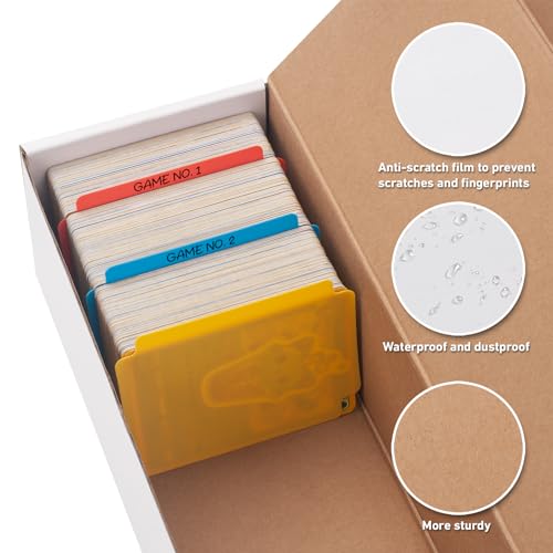 12 Pack Trading Card Storage Box with 20 Dividers Z25553
