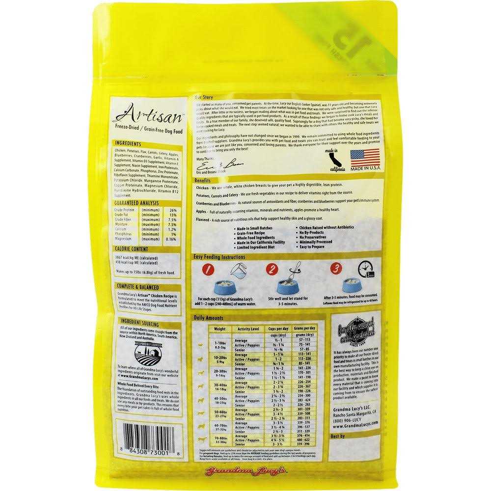 Freeze-Dried Grain-Free Chicken Dog Food M39854