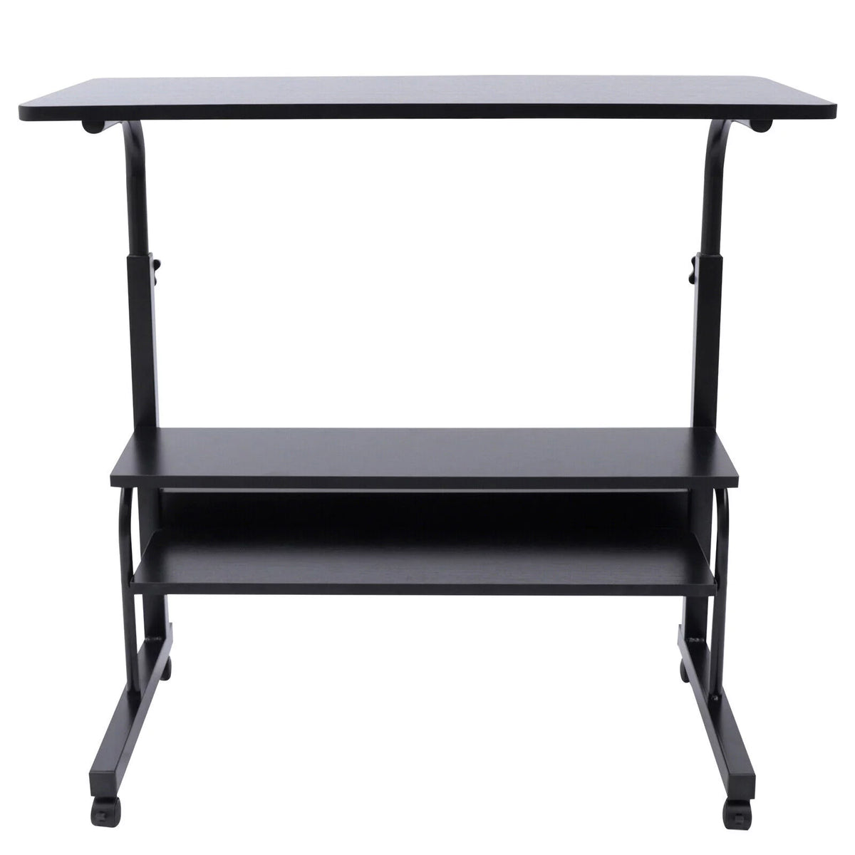 Computer Desk with 4 Rolling Wheels F553