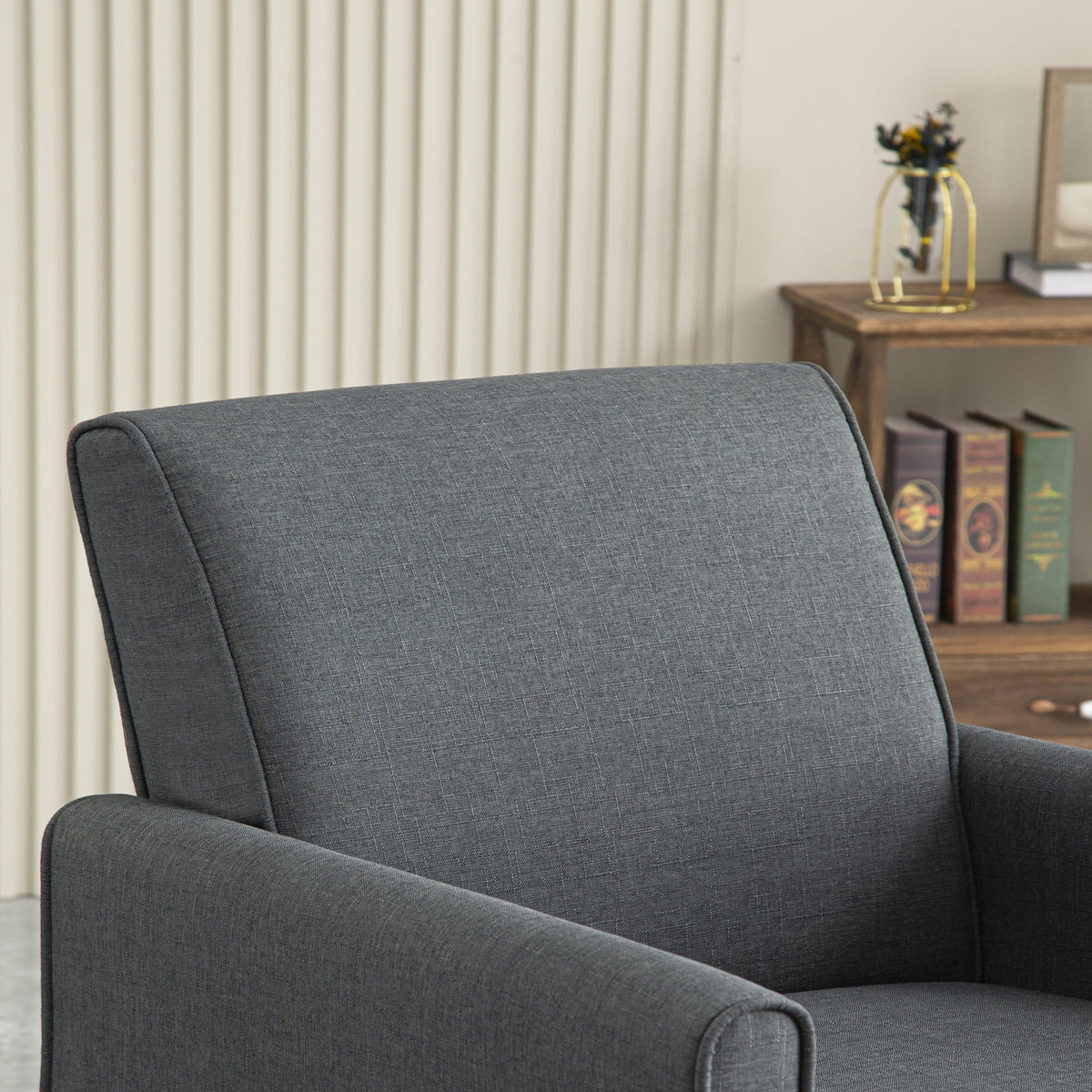 Single Sofa Chair with Four Wooden Legs P391230