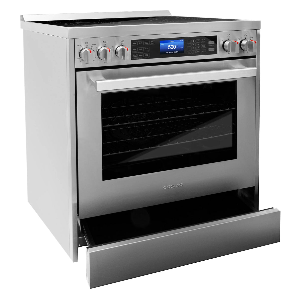 2 Piece Kitchen Appliance Package with Electric Range and Range Hood G386