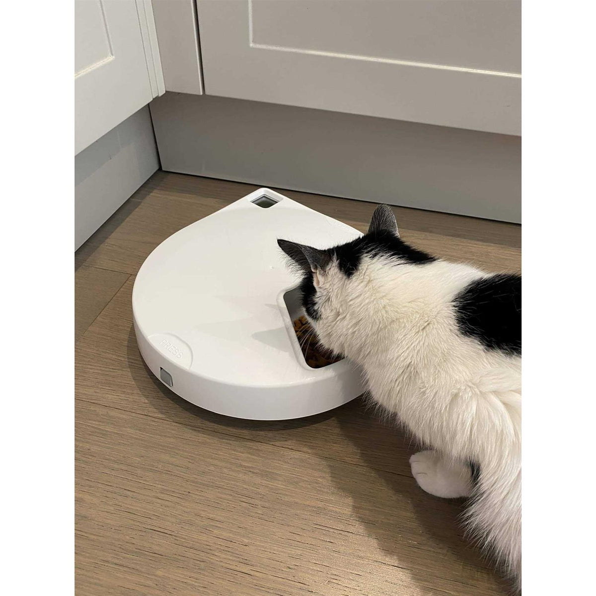 Five-meal Automatic Pet Feeder with Stainless Steel Bowl Inserts and Ice Packs I23737
