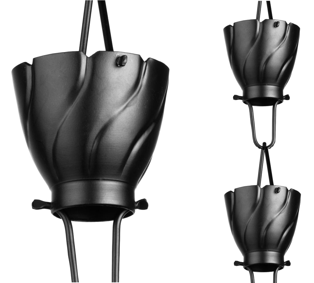 Aluminum Rain Chain Downspout 8.5 ft J852