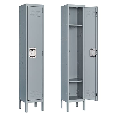 Gray 2 Door Metal Storage Locker K982