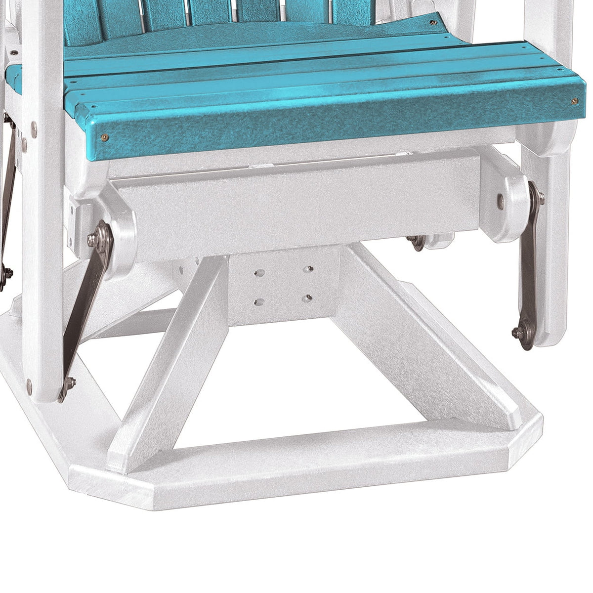 Aruba Blue Swivel Glider P561678