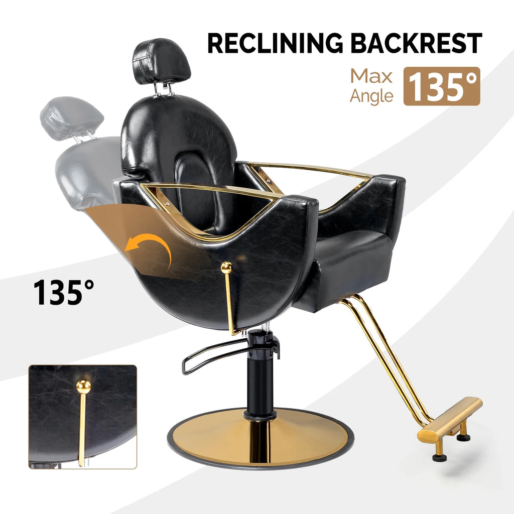 Heavy Duty Salon Chair with Footrest I38946