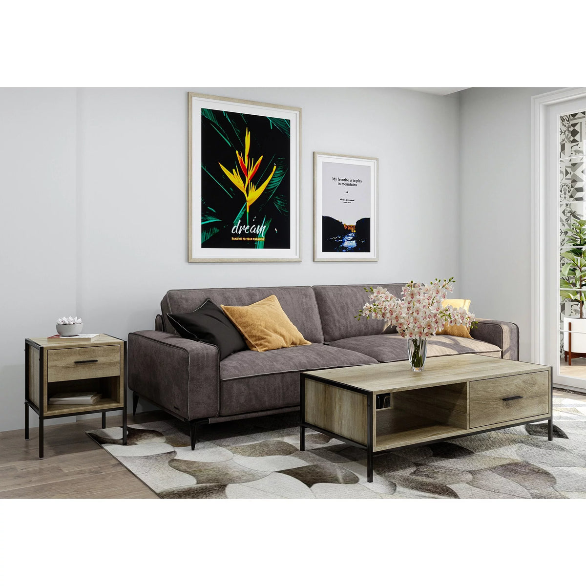 2-Piece Coffee and End Table Set L6317