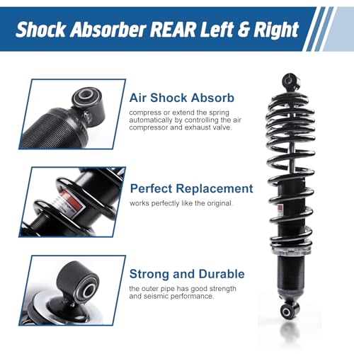 ATV Rear Shocks Absorber Monotube Shocks Set 2pcs T6280
