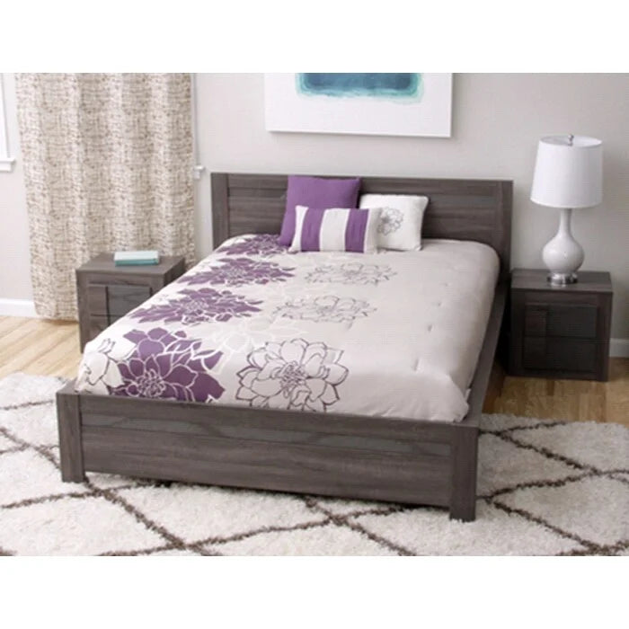Platform Bed and Nightstand Set L204347