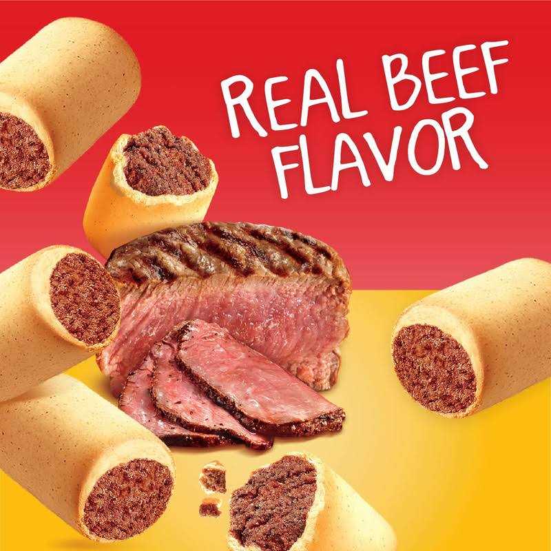 Real Beef Flavor Dog Treats T4635