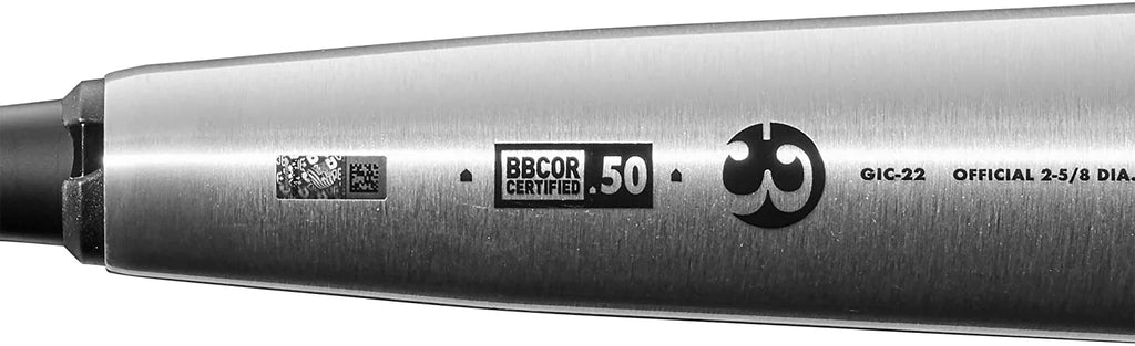 BBCOR Baseball Bat 2 5/8" Silver/Black 33/30 W750