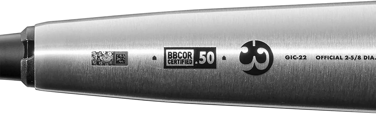 BBCOR Baseball Bat 2 5/8" Silver/Black 33/30 W750