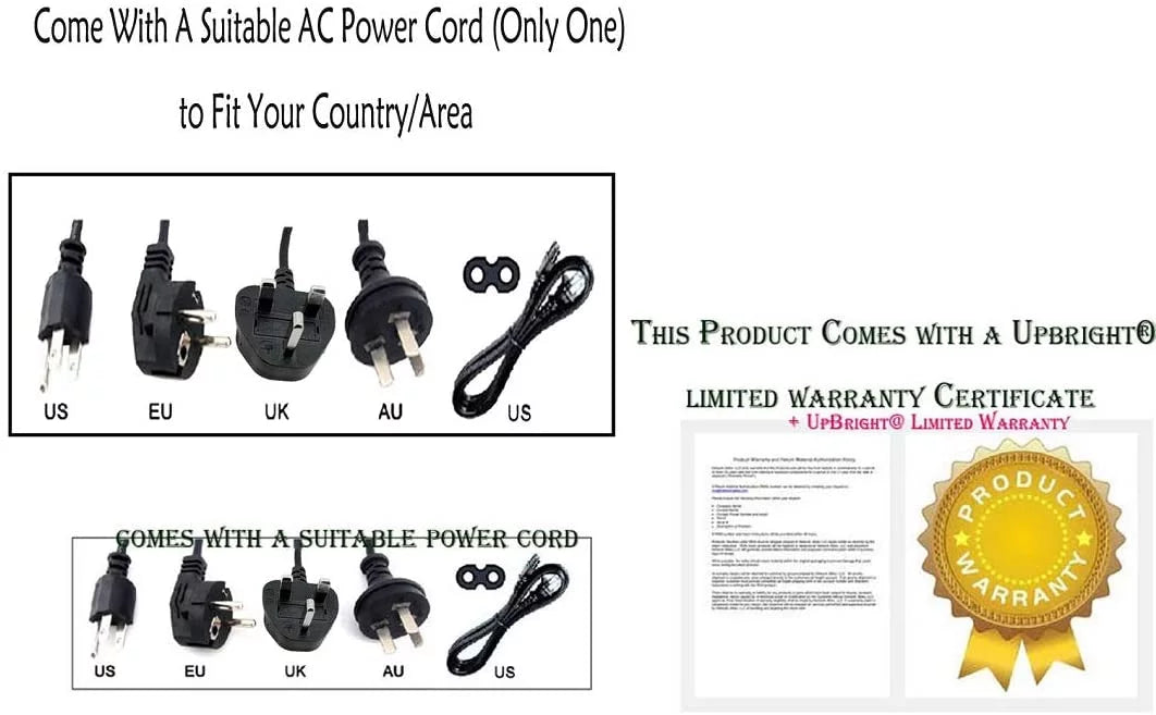 Class 2 Power Supply Cord Cable Wall Charger Y71482
