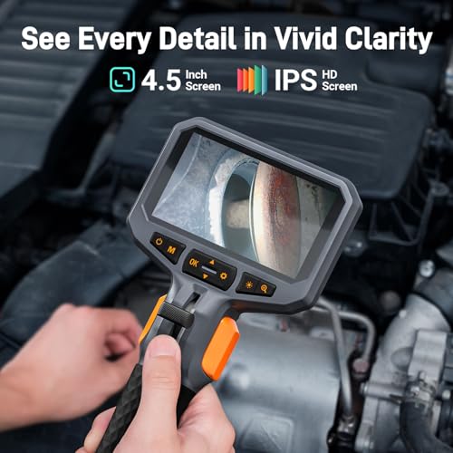 Two-Way Articulating Borescope with Light D889115