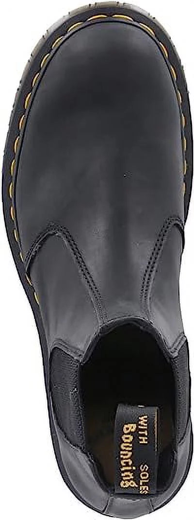 Black Leather Chelsea Boots A244368