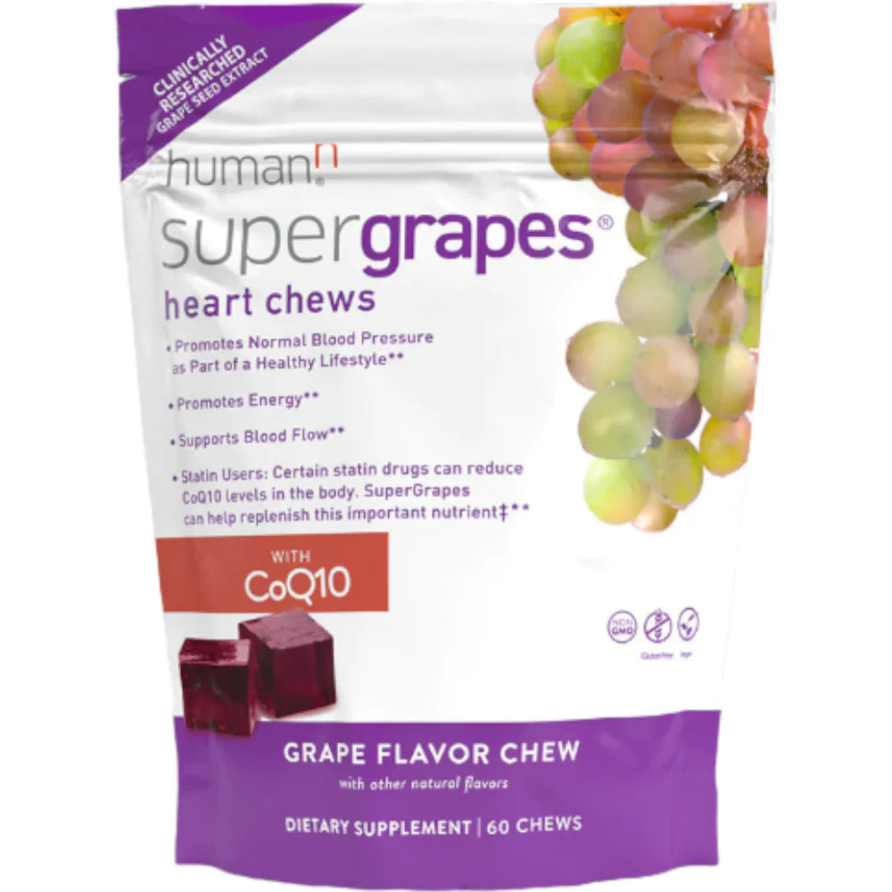 SuperGrapes with CoQ10 60 soft chews G299