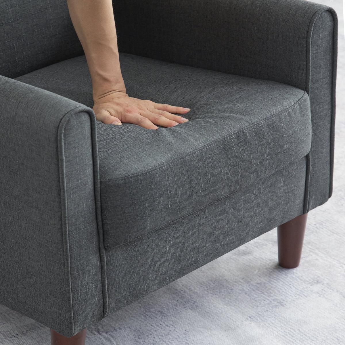 Single Sofa Chair with Four Wooden Legs P391230
