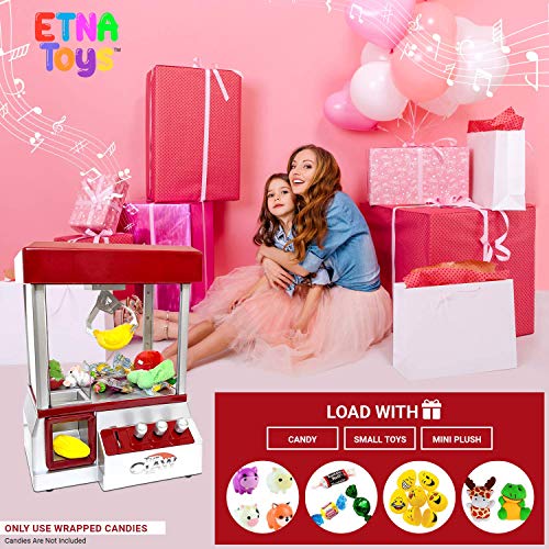 Electronic Arcade Claw Machine Candy Prize Dispenser with Sound R7992