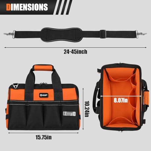 15-Inch 16-Pocket Heavy Duty Tool Bag B835