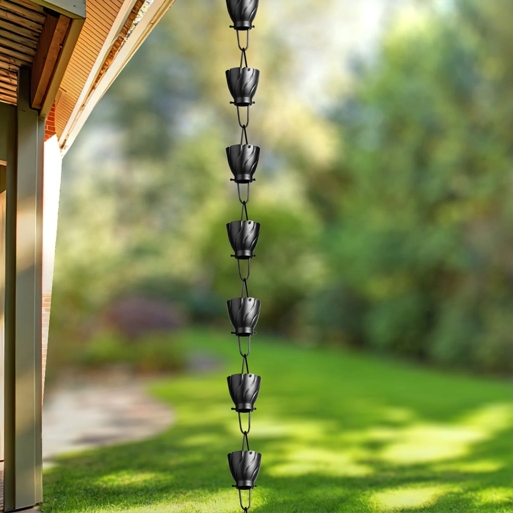 Aluminum Rain Chain Downspout 8.5 ft J852