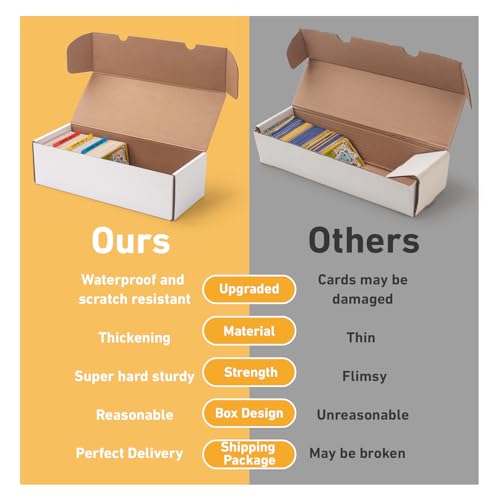 12 Pack Trading Card Storage Box with 20 Dividers Z25553