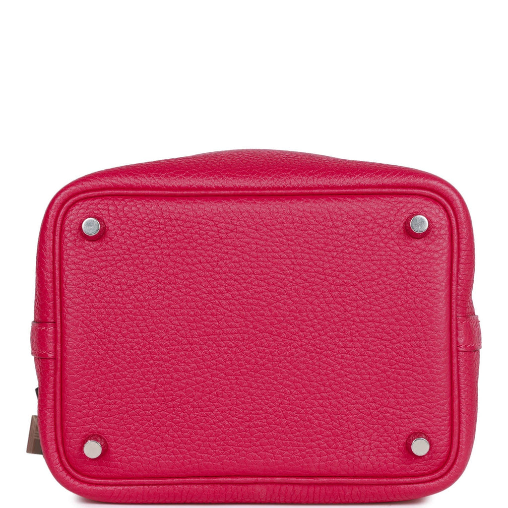 Framboise Clemence and Matte Alligator Touch 18 Picotin Lock T52497
