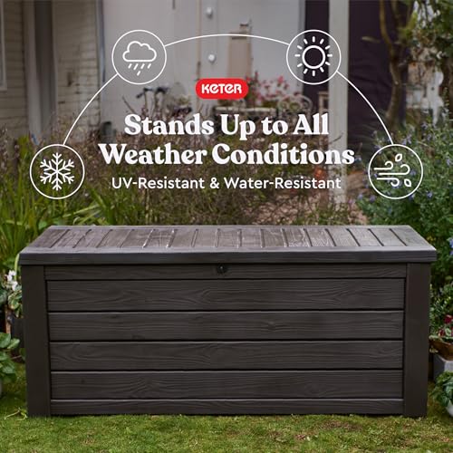 150 Gallon Resin Outdoor Storage Deck Box M541140