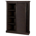 8 Shelf Barn Door Bookcase W877