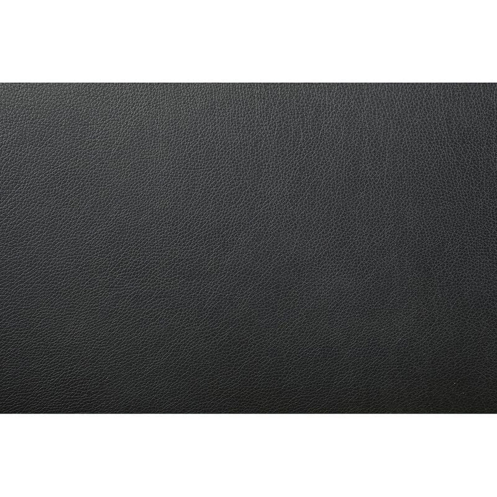 Black Reversible Sectional with Ottoman U440