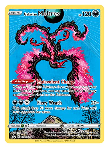 Pokémon TCG Crown Zenith Tin Galarian Zapdos 5 Booster Packs H902