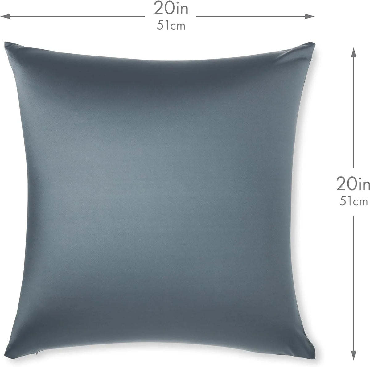 20X20 Throw Pillowcase 85/15 Nylon Spandex Dark Slate Grey K4607