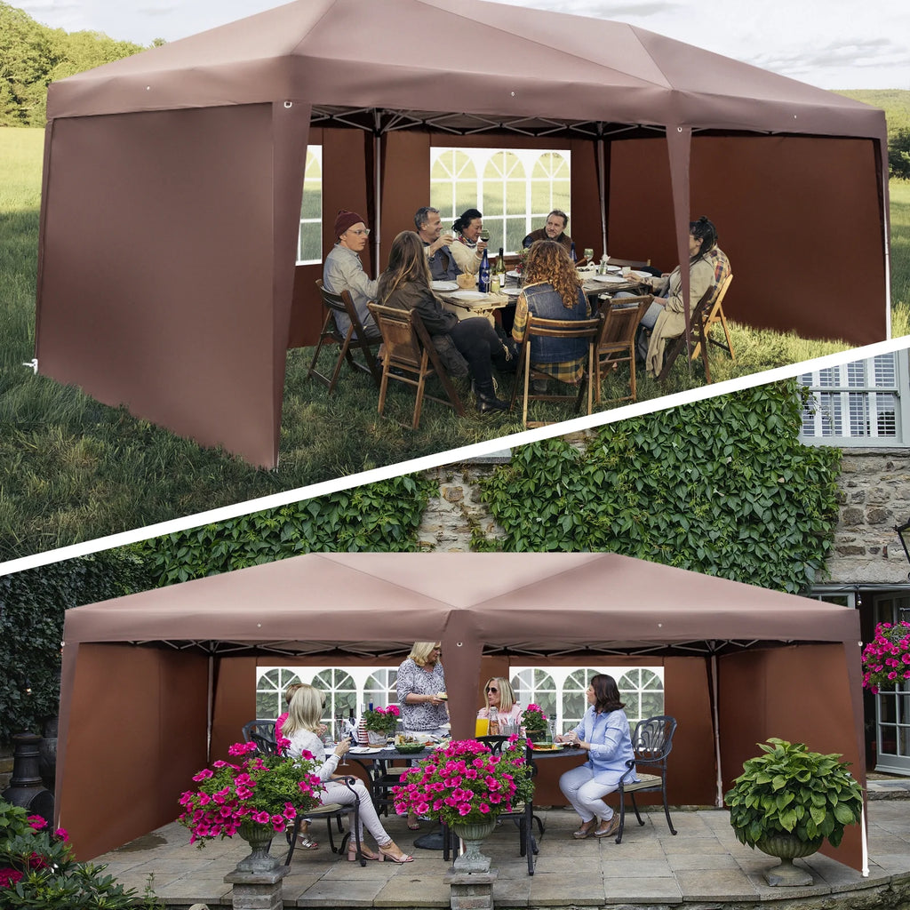 10'x 20' Pop up Canopy with 4 Side Walls P950