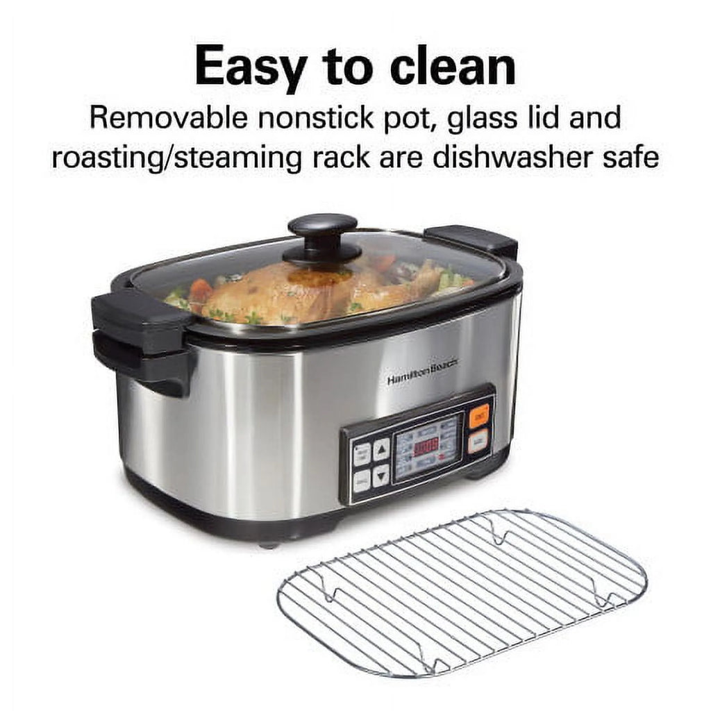 6 Quart Nonstick Stainless Steel Multicooker Z387782