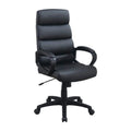 Black Bonded Leather Office Chair V391131