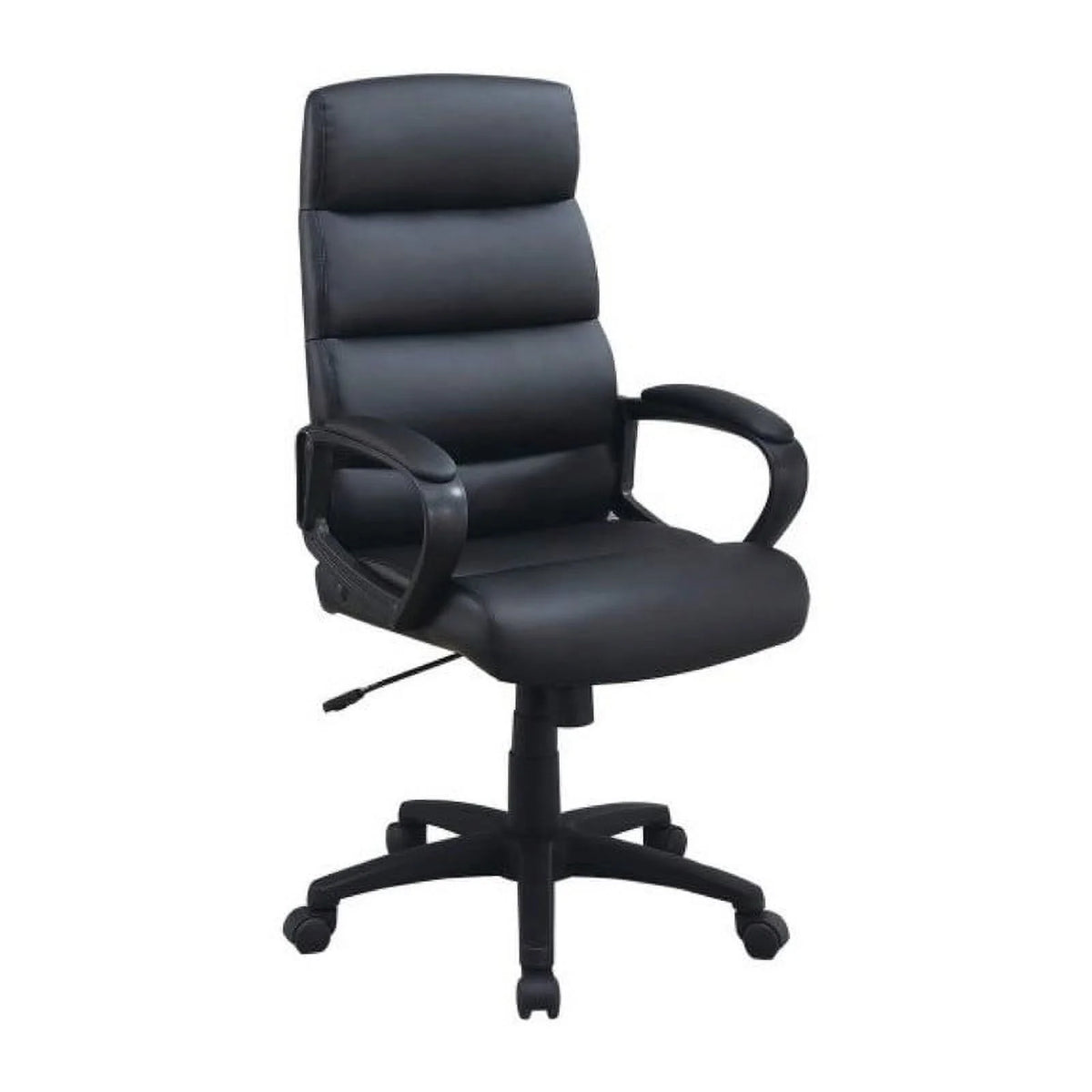 Black Bonded Leather Office Chair V391131