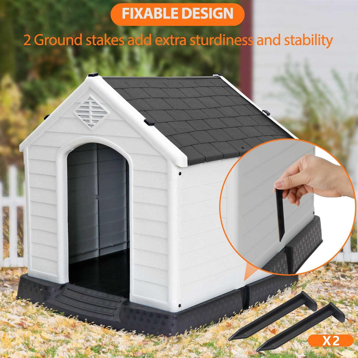 Large Insulated Waterproof Dog House O5417