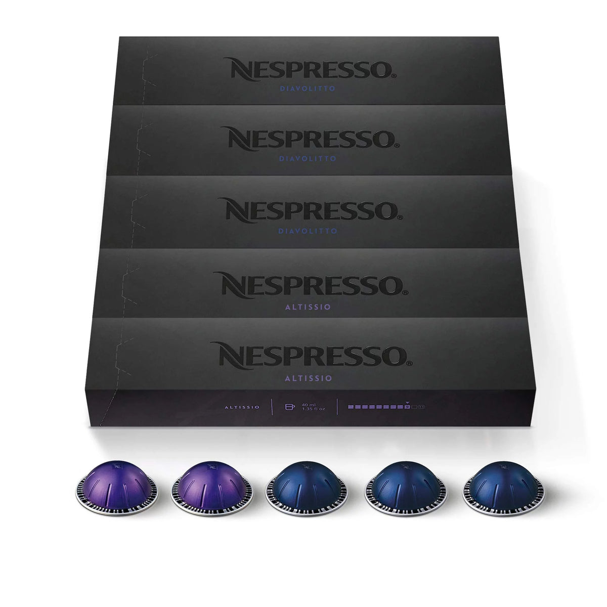 Medium And Dark Roast Espresso Coffee Pods, 50 Count W65071
