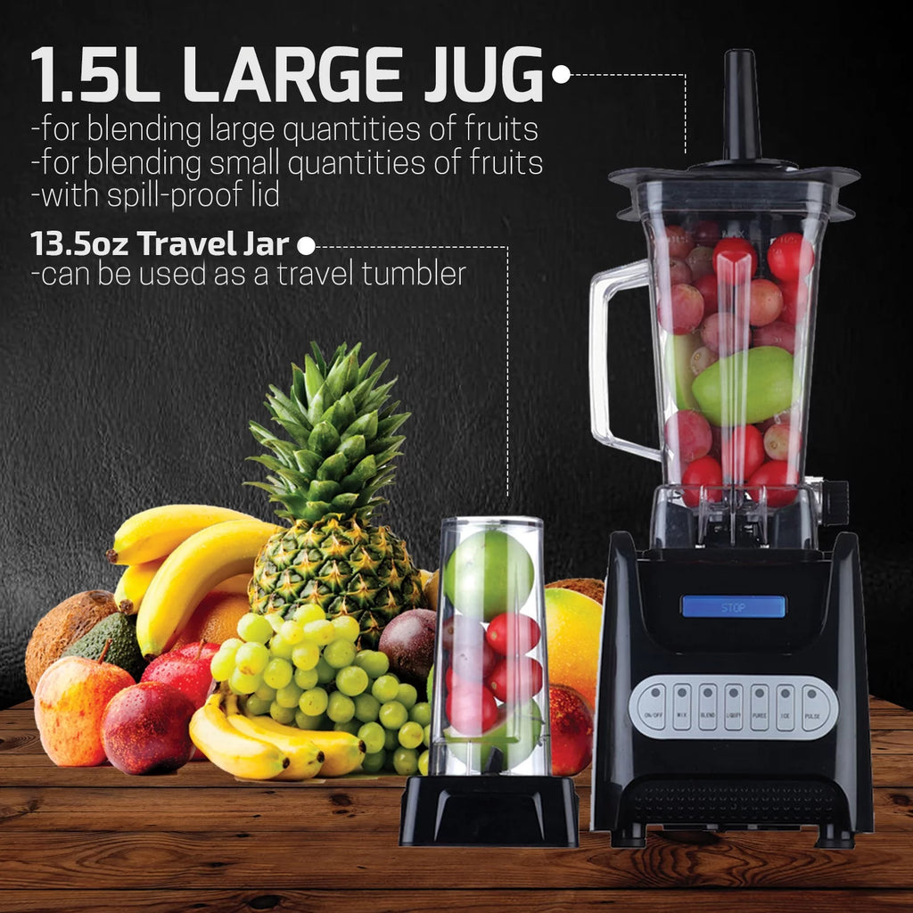 1000 Watt Black Countertop Blender L4082