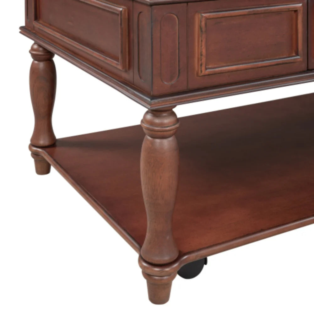 Cocktail Table with Caster Wheels Espresso P974337