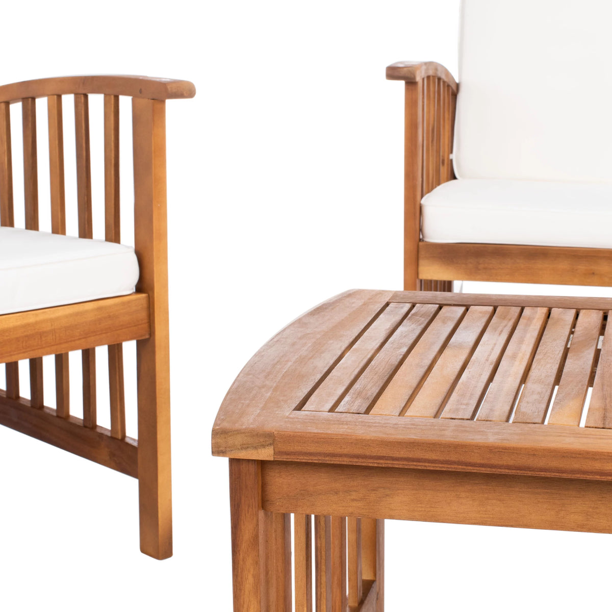 4-Piece Patio Set Natural/Beige C305