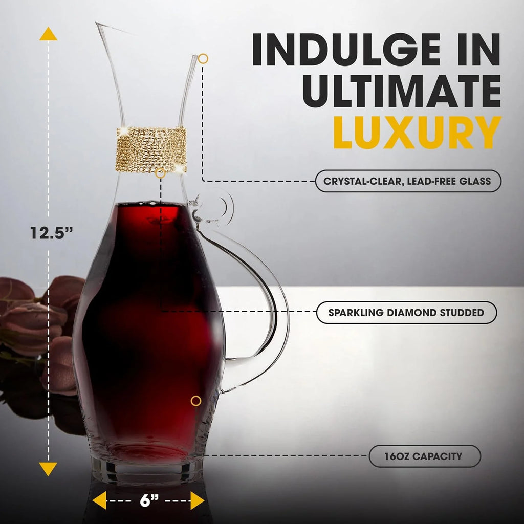 Glass Wine Decanter 1200Ml M6411