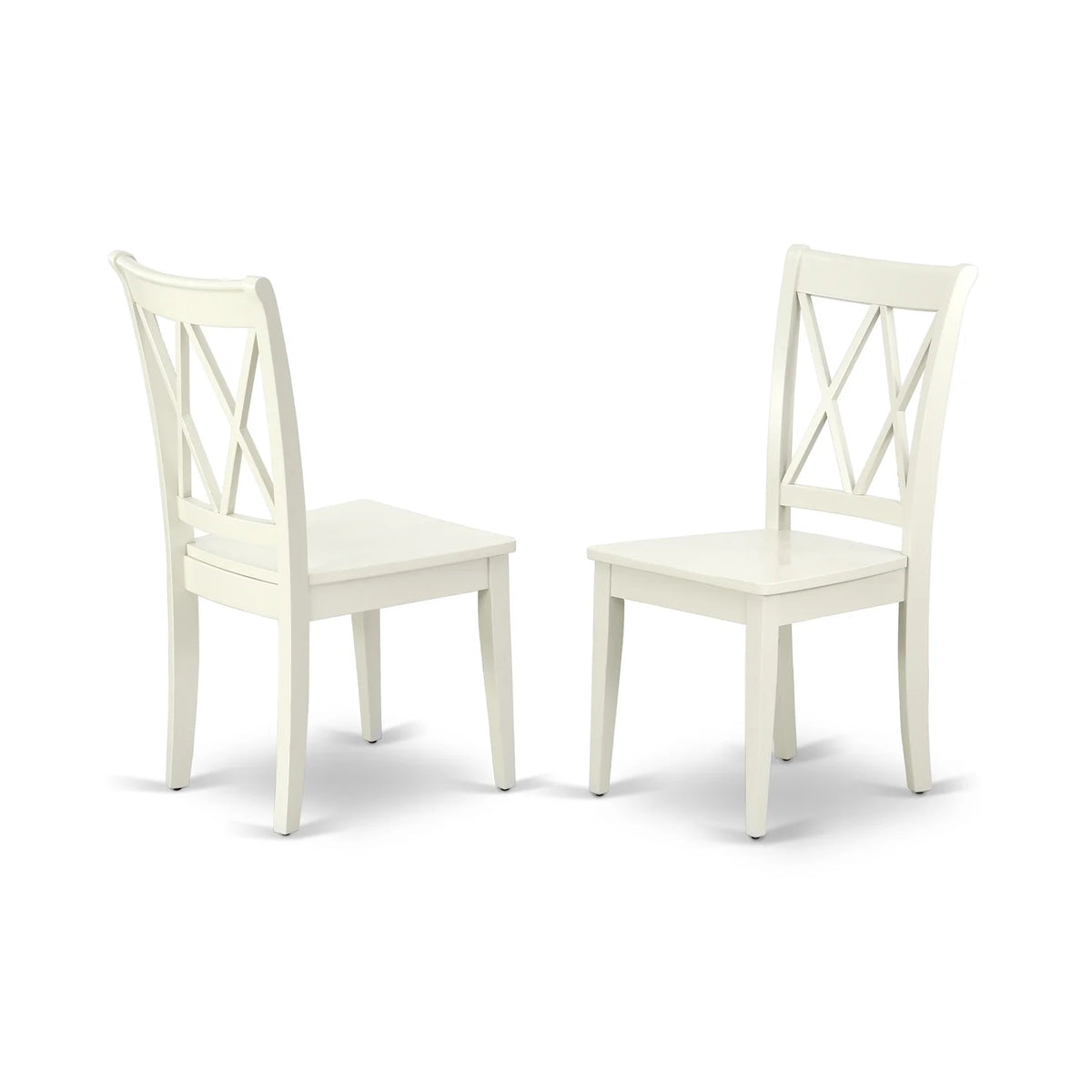 Round 42 Inch Table And 2 Double X Back Chairs V185689