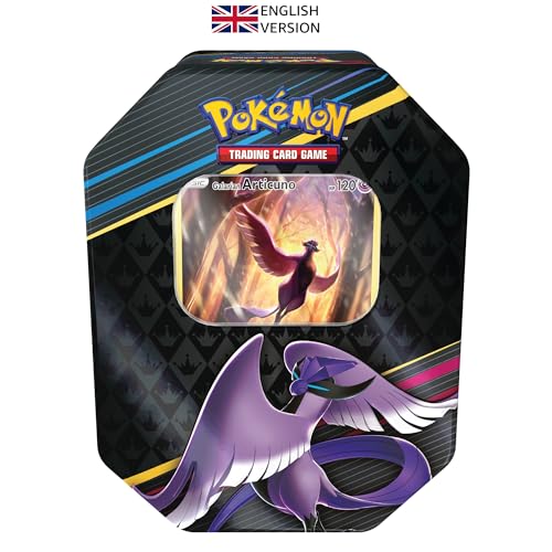 Pokémon TCG Crown Zenith Tin Galarian Zapdos 5 Booster Packs H902