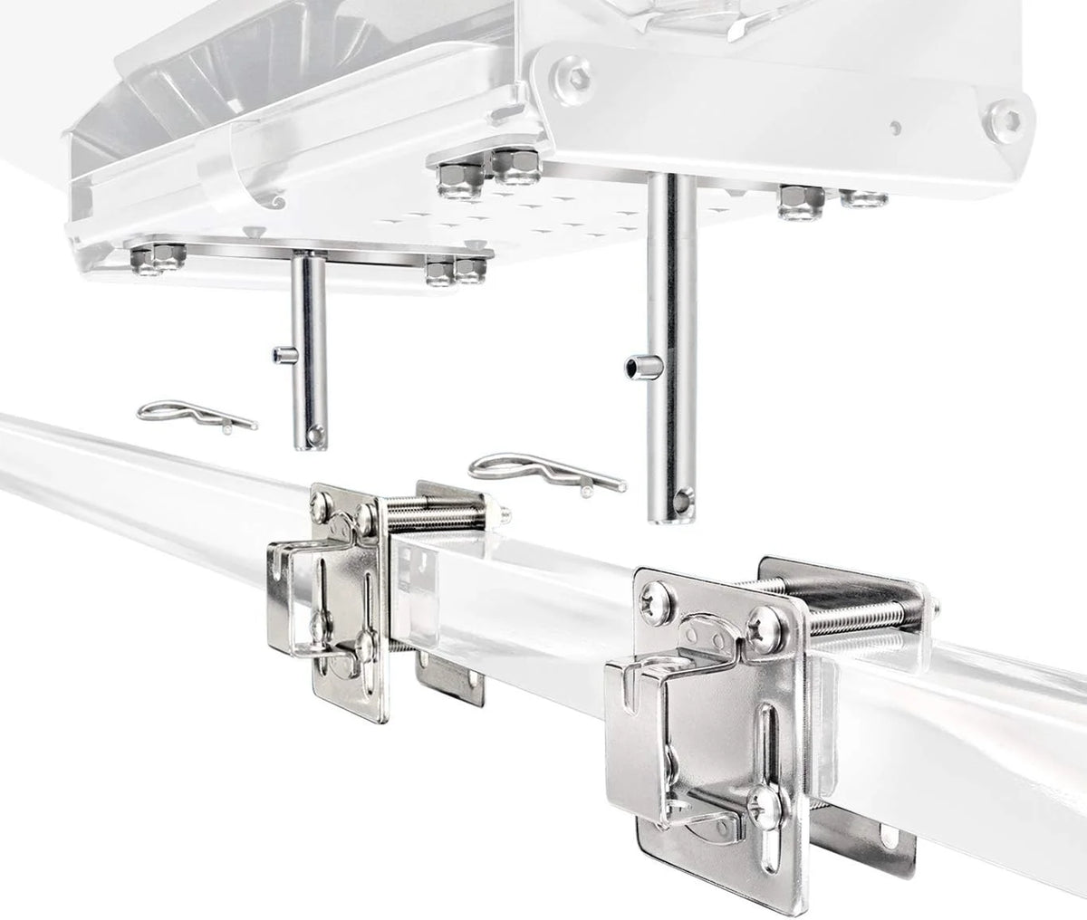 Dual Square Rail Vertical Surface Mount T5045
