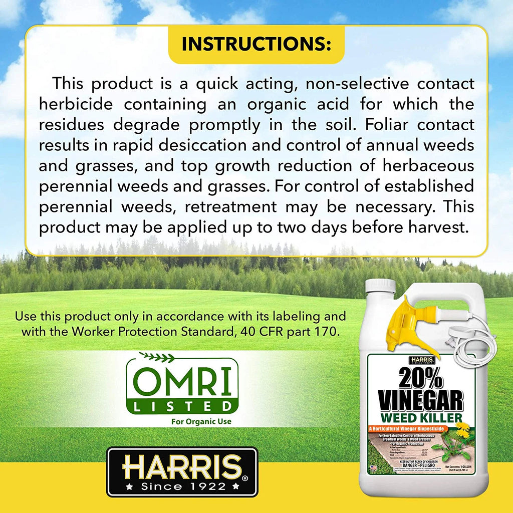 Vinegar Weed and Grass Killer 128oz L18876