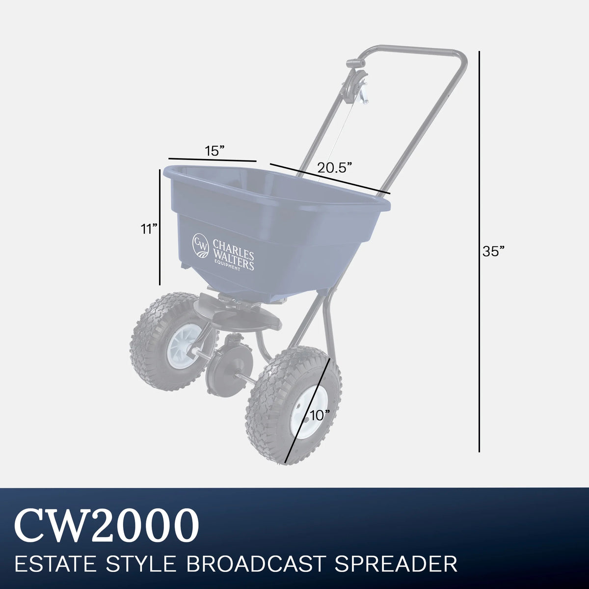 Broadcast Spreader 65lb Capacity Z559164