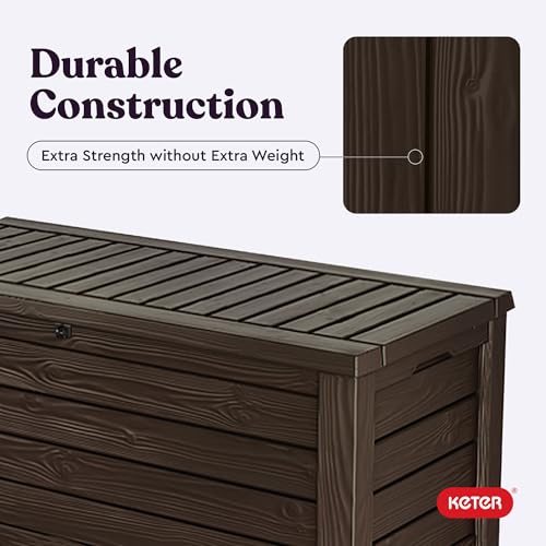 150 Gallon Resin Outdoor Storage Deck Box M541140